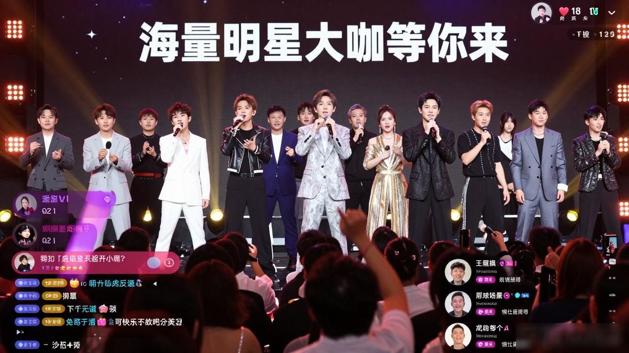 海量明星大咖等你来
